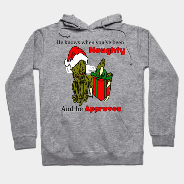 Christmas Santa Cthulhu Hoodie by imphavok